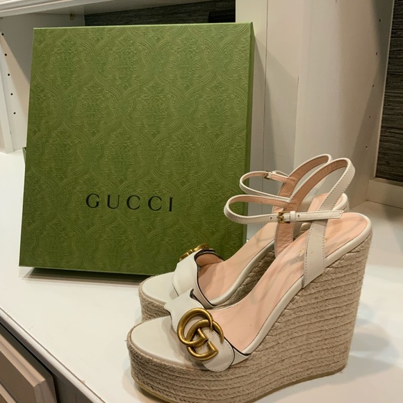 Gucci Leather Platform Espradrille 6 - Picture 14 of 16